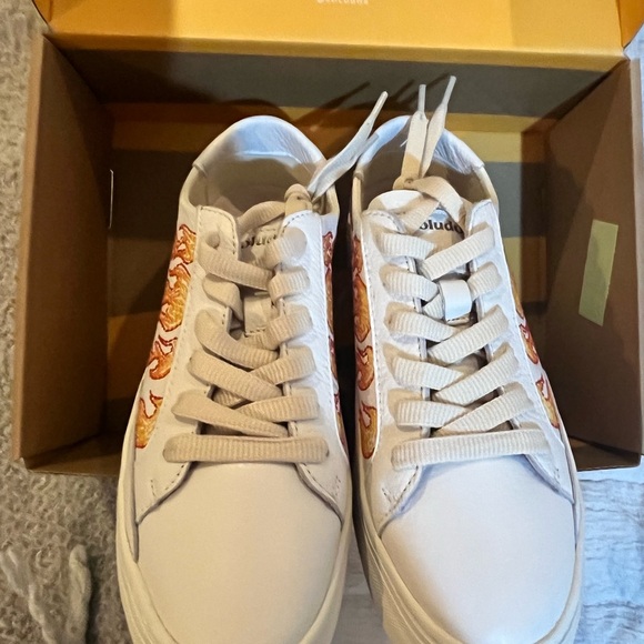 New in the box hot stuff Ibiza platform sneakers, white multi, size 7.5 - Picture 2 of 5